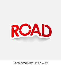 realistic design element: road