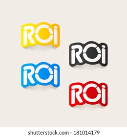 realistic design element: ROI