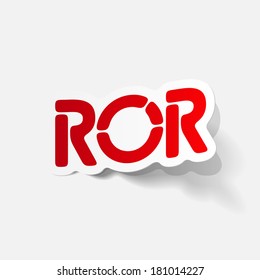 realistic design element: ROR