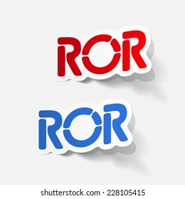 realistic design element: ROR