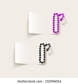 realistic design element: rosary