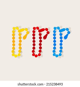 realistic design element: rosary