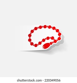 realistic design element: rosary