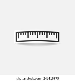 realistic design element: ruler