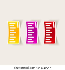 realistic design element: ruler