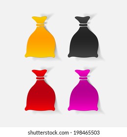 realistic design element: sack