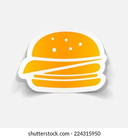 realistic design element: sandwich