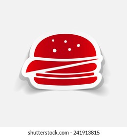 realistic design element: sandwich