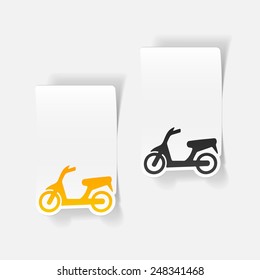 realistic design element: scooter