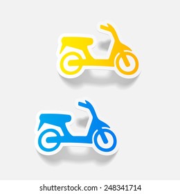 realistic design element: scooter