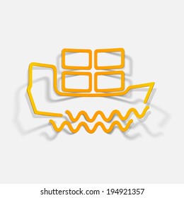 realistic design element: ship