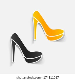 realistic design element: shoe