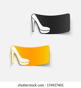 realistic design element: shoe