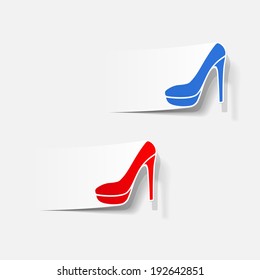 realistic design element: shoe