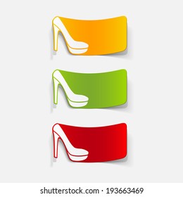 realistic design element: shoe