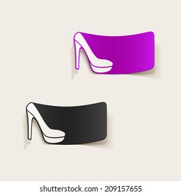 realistic design element: shoe