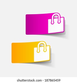 realistic design element: shopping