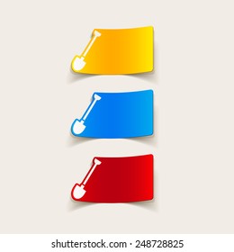realistic design element: shovel