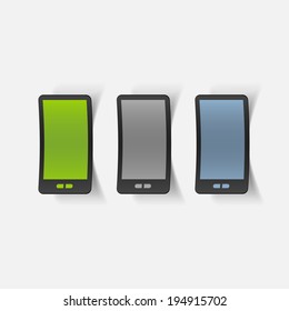realistic design element: smartphone