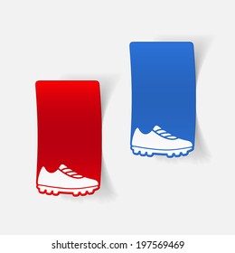 realistic design element: sneakers