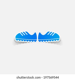 realistic design element: sneakers