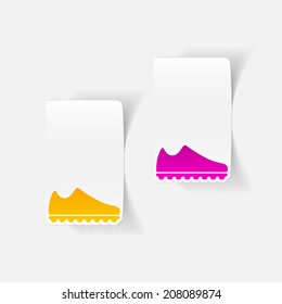 realistic design element: sneakers