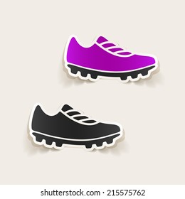 realistic design element: sneakers
