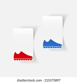 realistic design element: sneakers