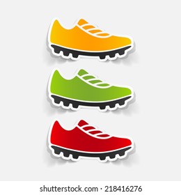realistic design element: sneakers