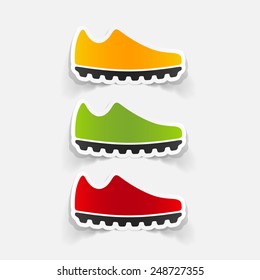 realistic design element: sneakers