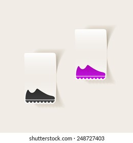 realistic design element: sneakers