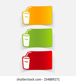 realistic design element: soda