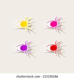 realistic design element: spider