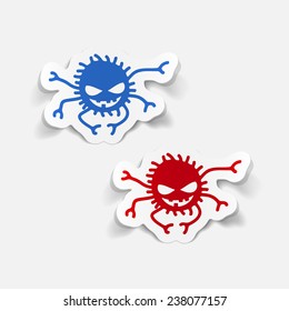 realistic design element: spider