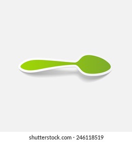 realistic design element: spoon