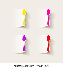 realistic design element: spoon