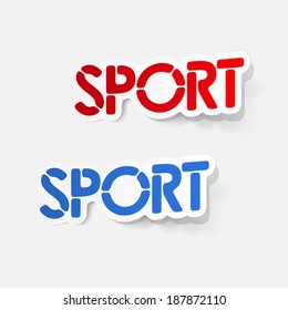 realistic design element: sport