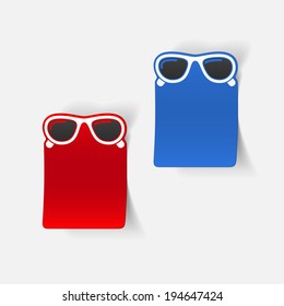 realistic design element: sunglasses