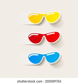 realistic design element: sunglasses