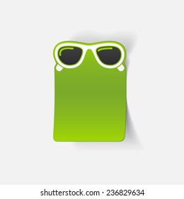 realistic design element: sunglasses