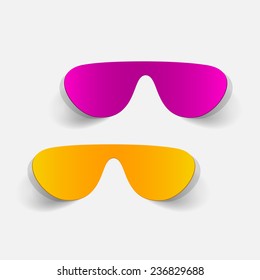 realistic design element: sunglasses