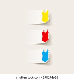realistic design element: swimsuit