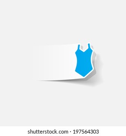 realistic design element: swimsuit