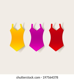 realistic design element: swimsuit