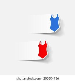 realistic design element: swimsuit