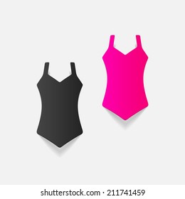 realistic design element: swimsuit
