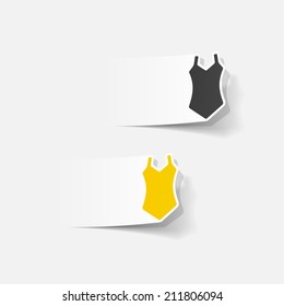 realistic design element: swimsuit