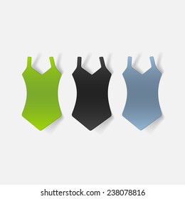 realistic design element: swimsuit