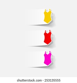 realistic design element: swimsuit