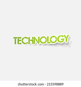 realistic design element: technology - Shutterstock ID 215598889